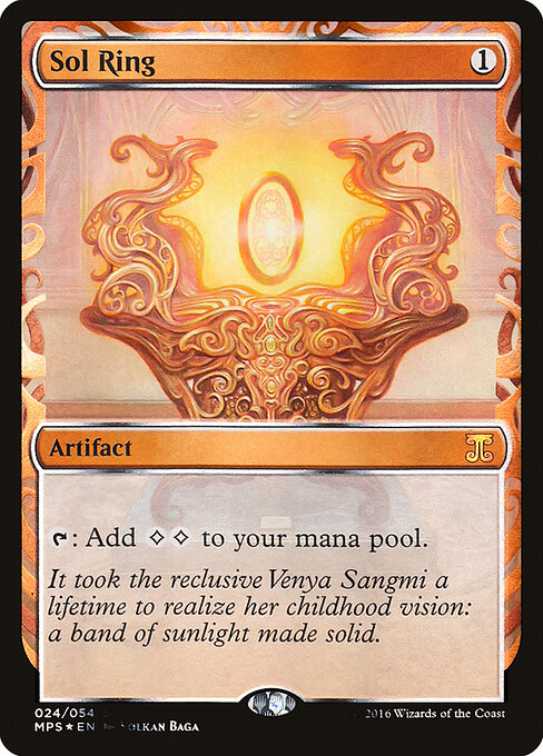 Sol Ring, Kaladesh Inventions, illustrated by Volkan Baǵa — matched.